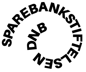 Sparebankstiftelsens navnetrekk i svart hvitt